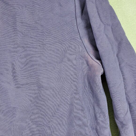 SET Hugo Boss Sz M Diragol Biz Purple Box Logo Sweatshirt Shorts French Terry - Picture 2 of 11